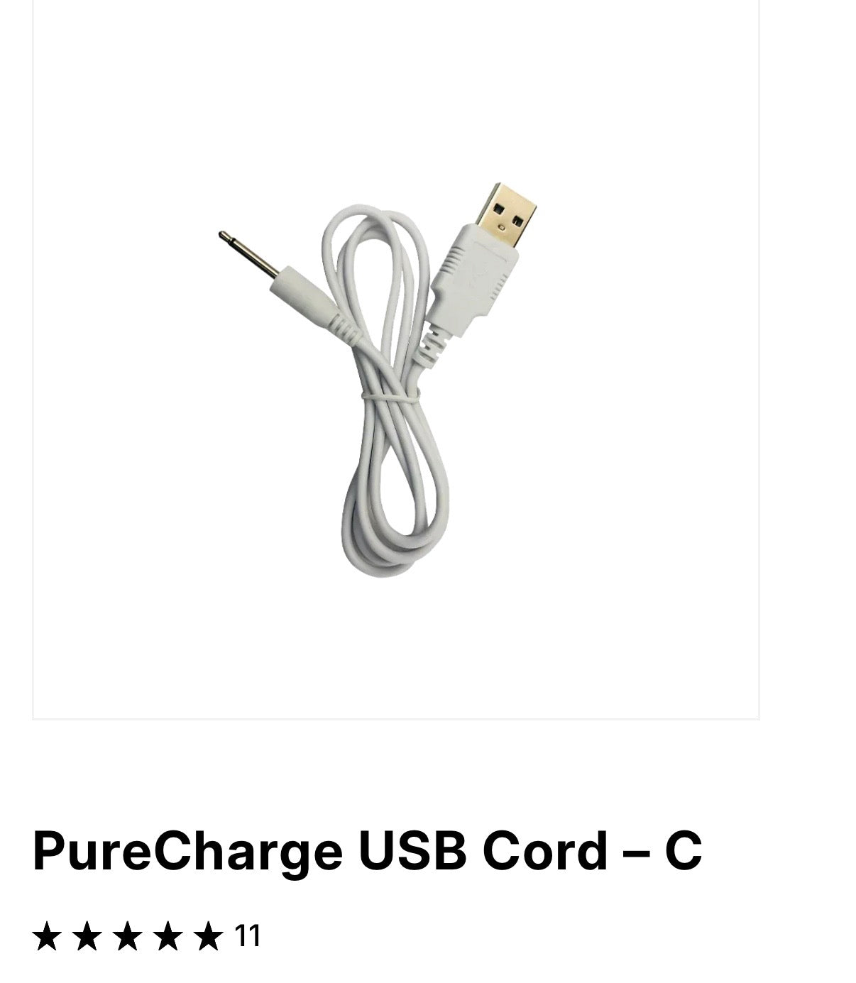PureCharge USB Cord – C