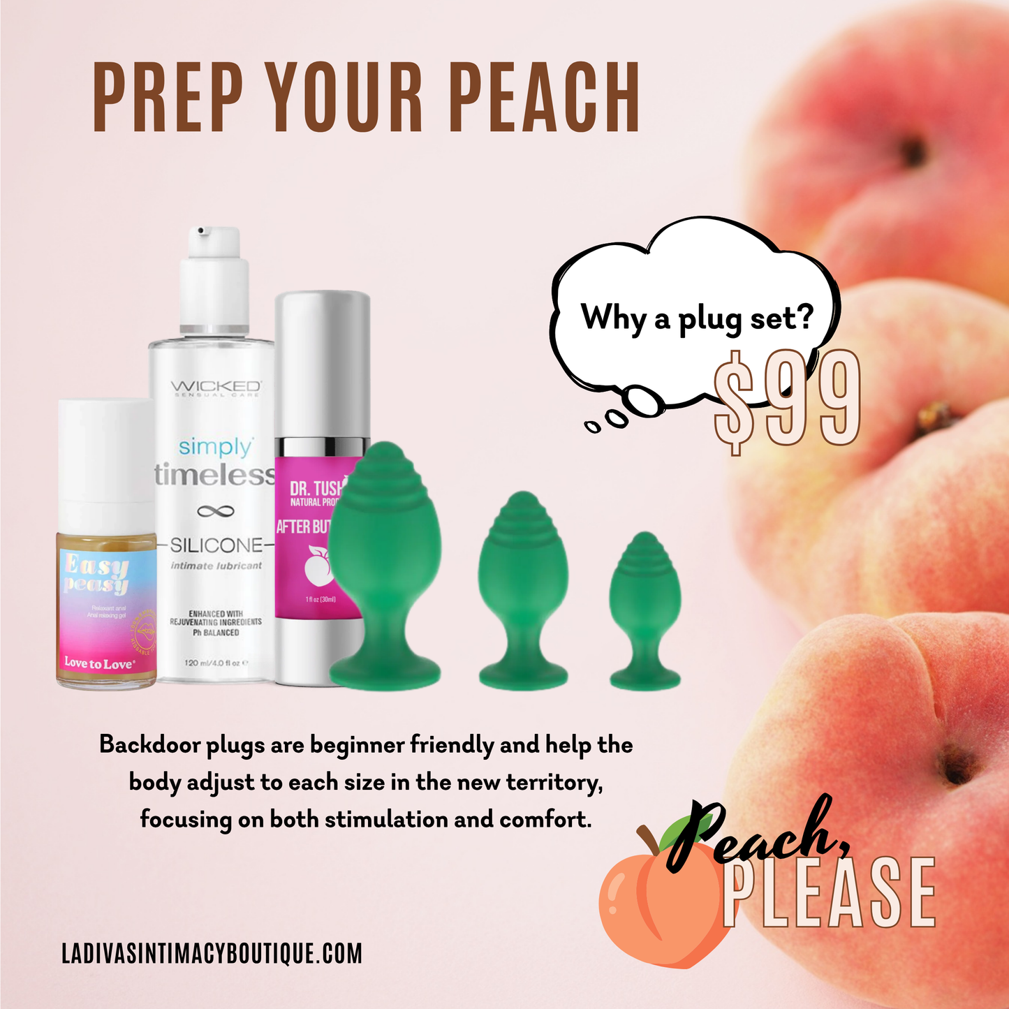 PREP YOUR PEACH 🍑