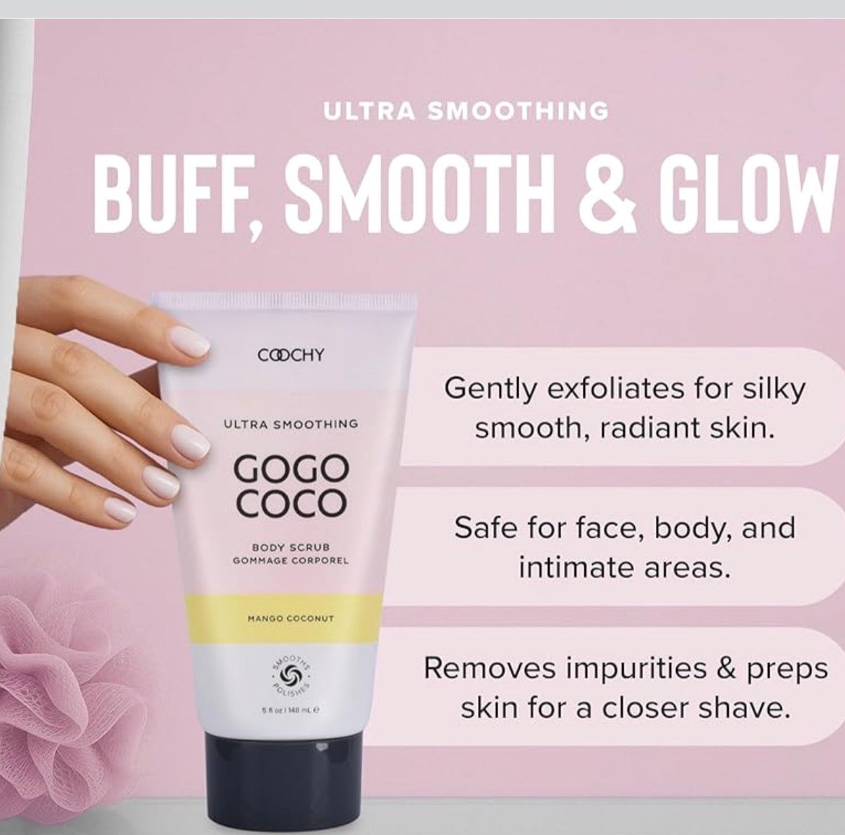 COOCHY  - Ultra Smoothing Body Scrub -Mango Coconut