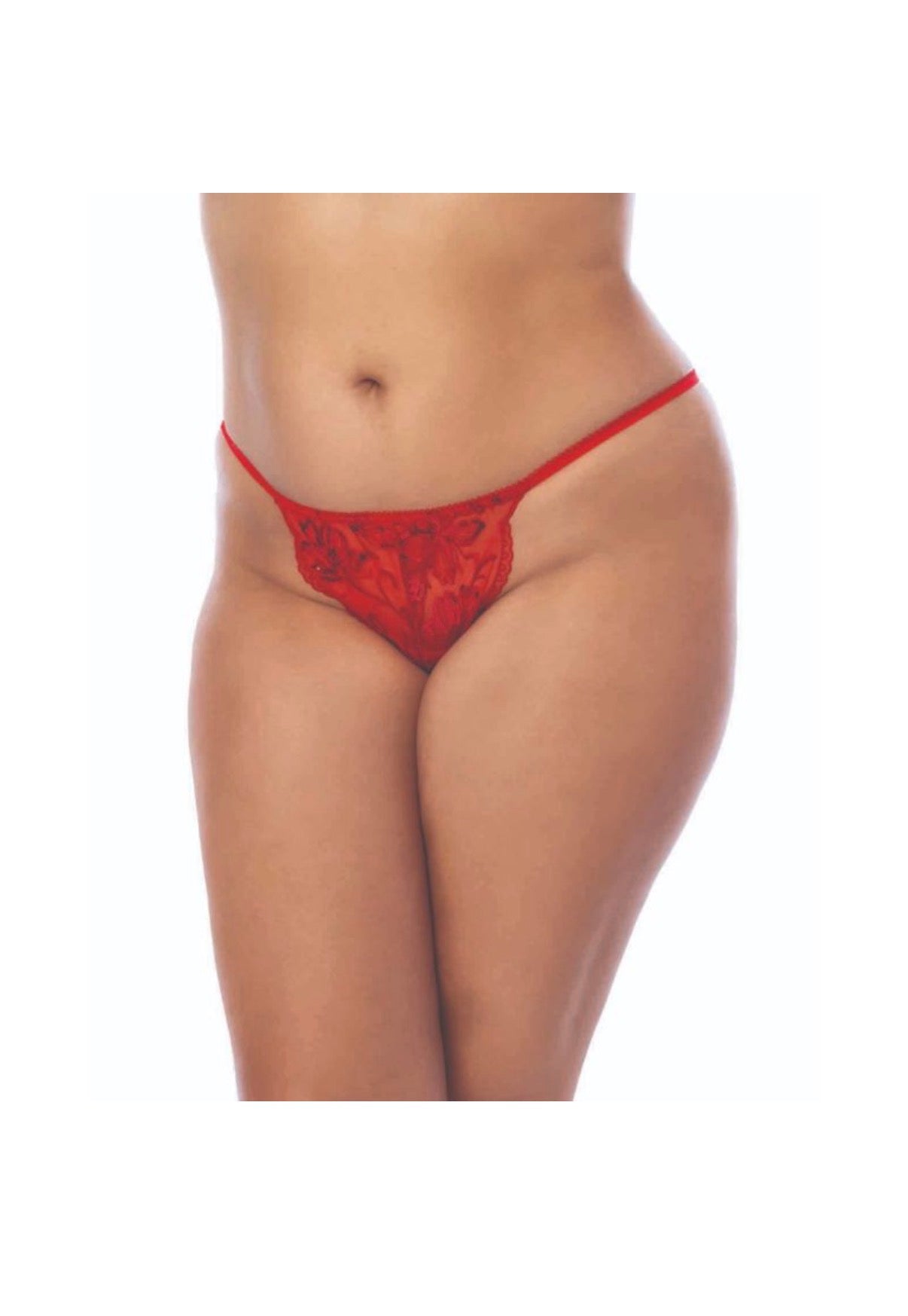 Sequin Embellished Babydoll w/G-String