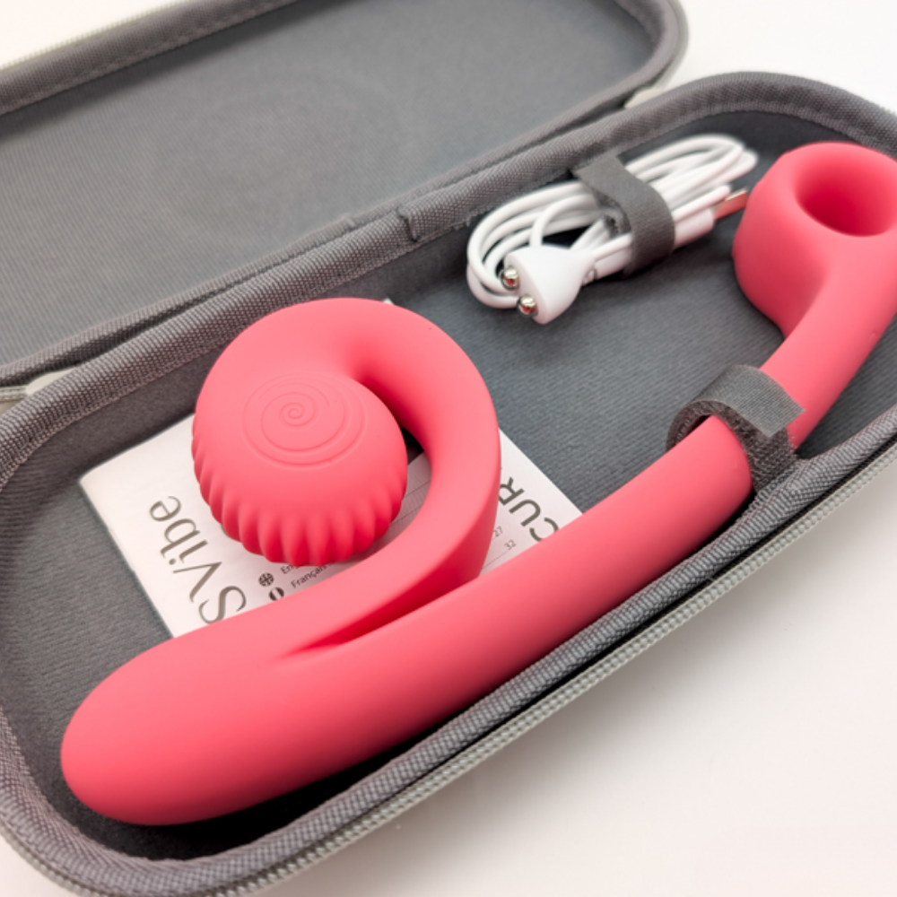 Snail Curve Dual Stimulator Vibe *Colors may vary at purchase!