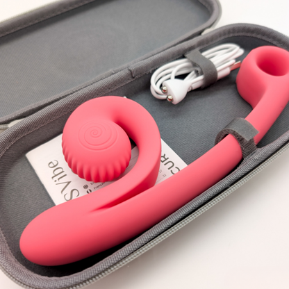 Snail Curve Dual Stimulator Vibe *Colors may vary at purchase!
