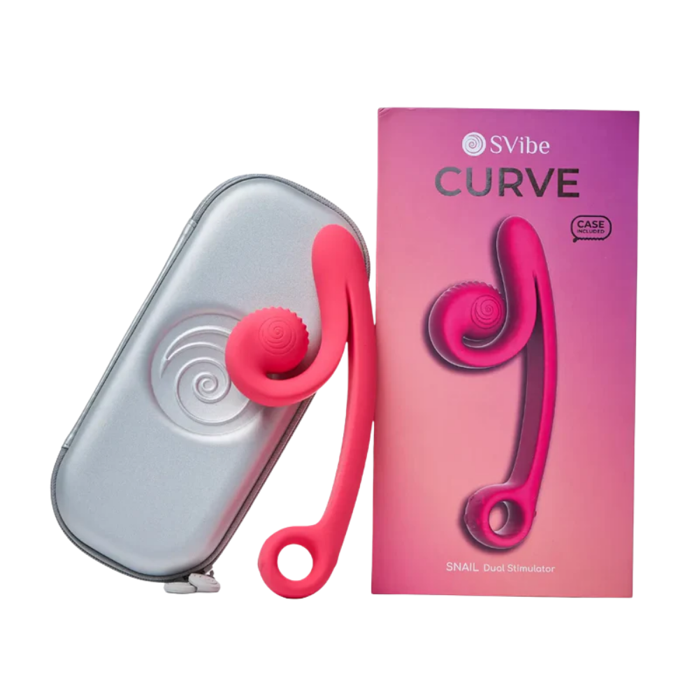 Snail Curve Dual Stimulator Vibe *Colors may vary at purchase!