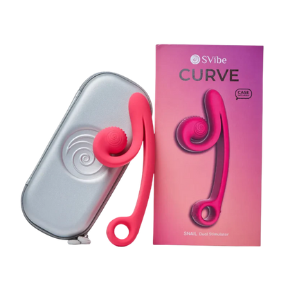 Snail Curve Dual Stimulator Vibe *Colors may vary at purchase!