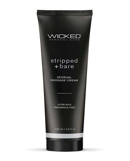Sensual Care Stripped & Bare Unscented Massage Cream
