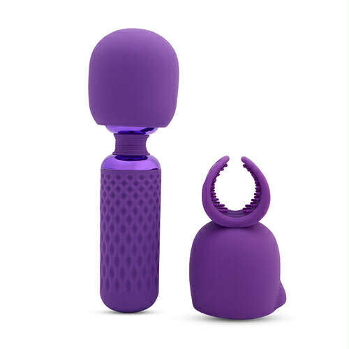 Mini Wand w/Unisex Masturbator attach