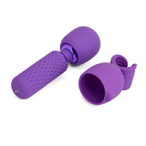 Mini Wand w/Unisex Masturbator attach